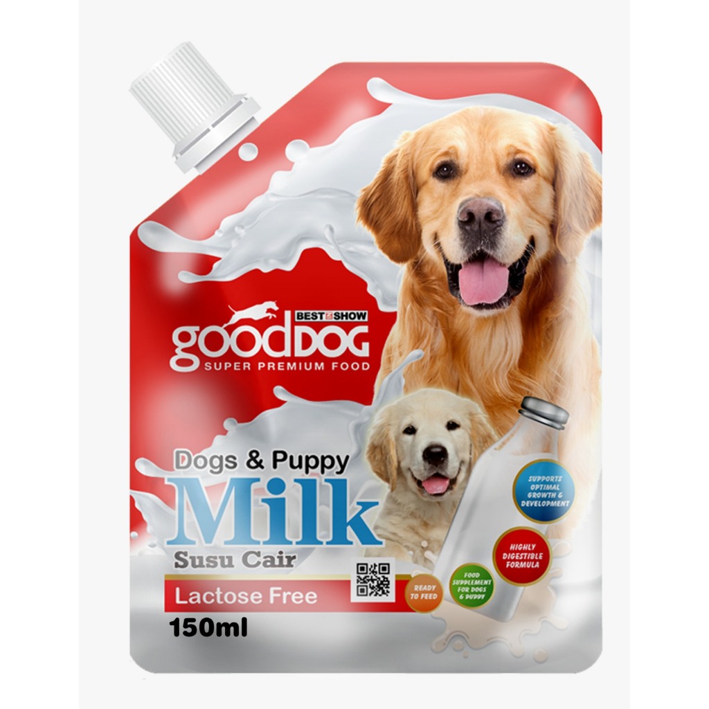 Good Dog Lactose Free Milk 150ml - Susu Untuk Anjing