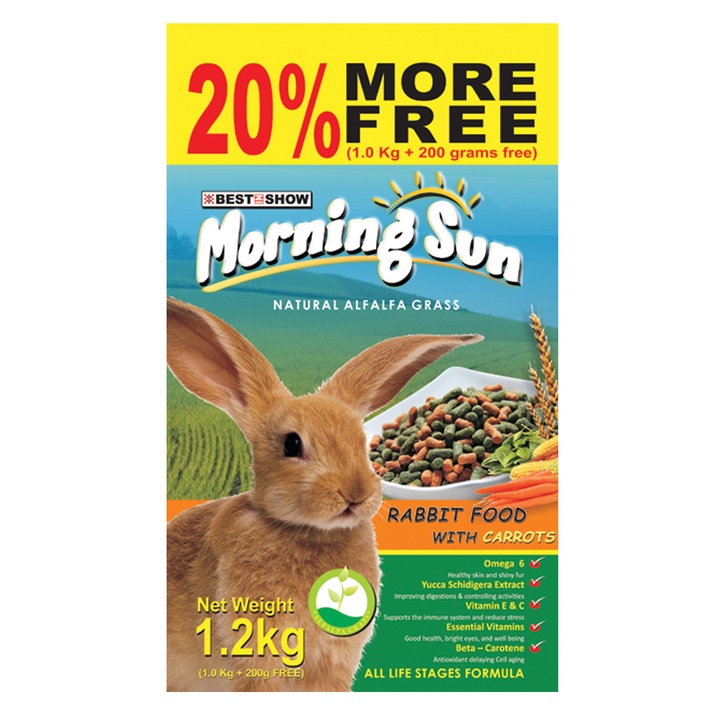 Best In Show Morning Sun Rabbit with Carrot 1.2kg