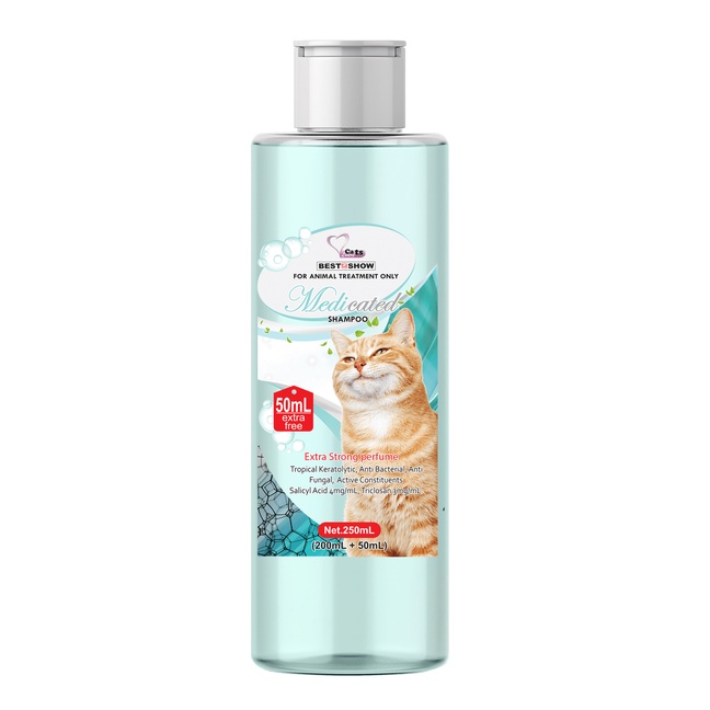 Best In Show Medicated Shampoo for Cat 200+50 ml