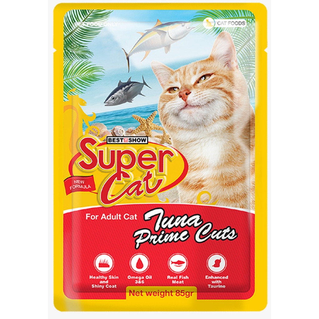 Supercat Premium Tuna Prime Cuts 85gr