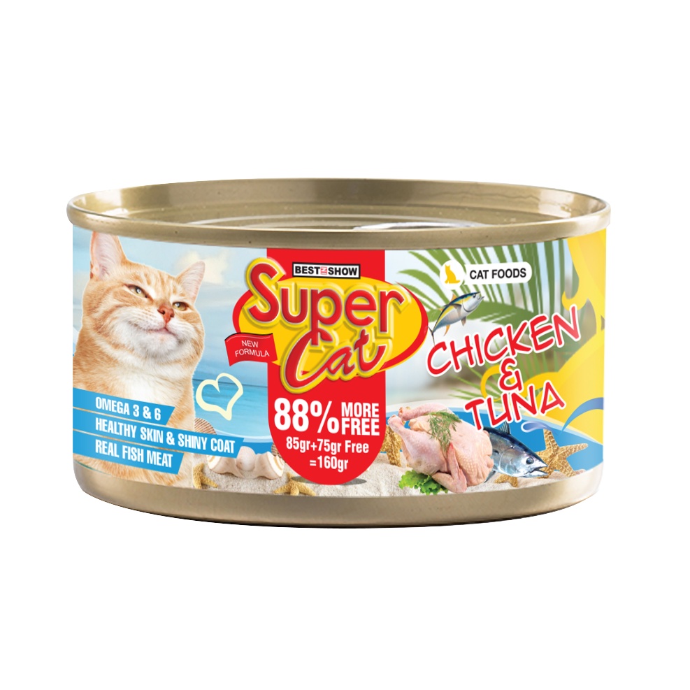 Best In Show Super Cat Chicken & Tuna 85+75gr