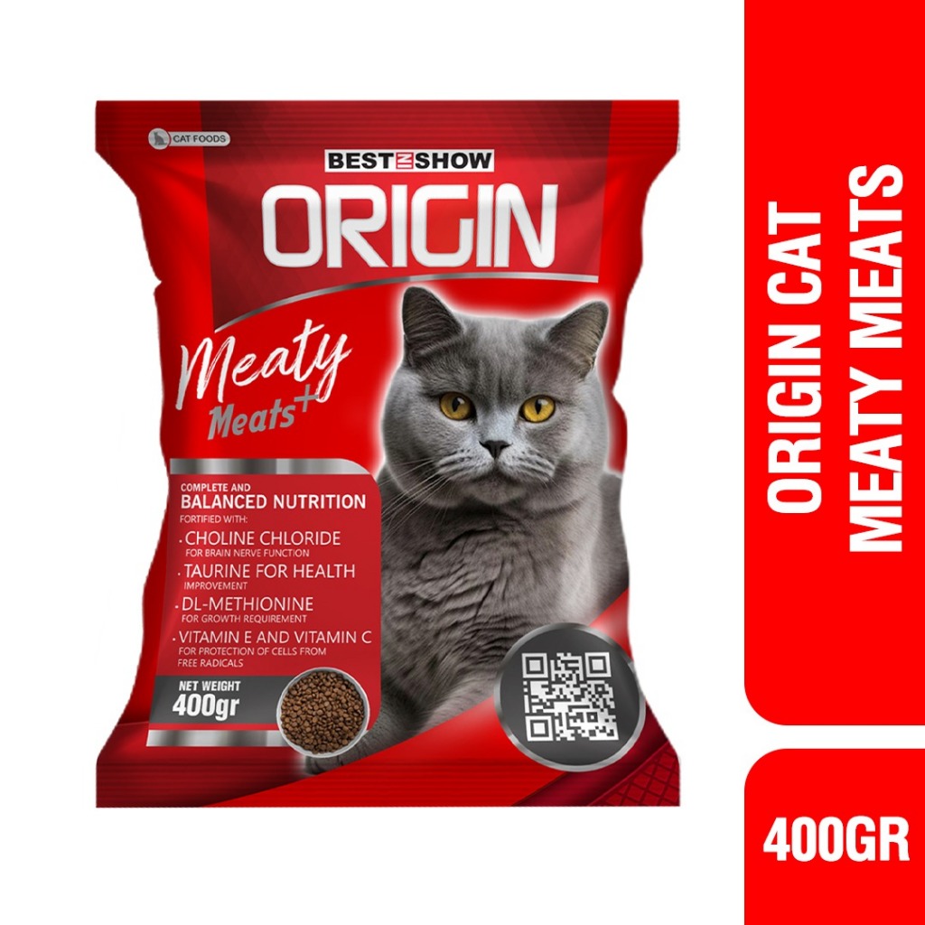 Origin Cat Meaty Meats 400gr - Makanan Kering Kucing 400gr